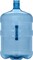 5 Gallon Plastic Crown Cap Reusable Water Bottle Container (Natural Blue)